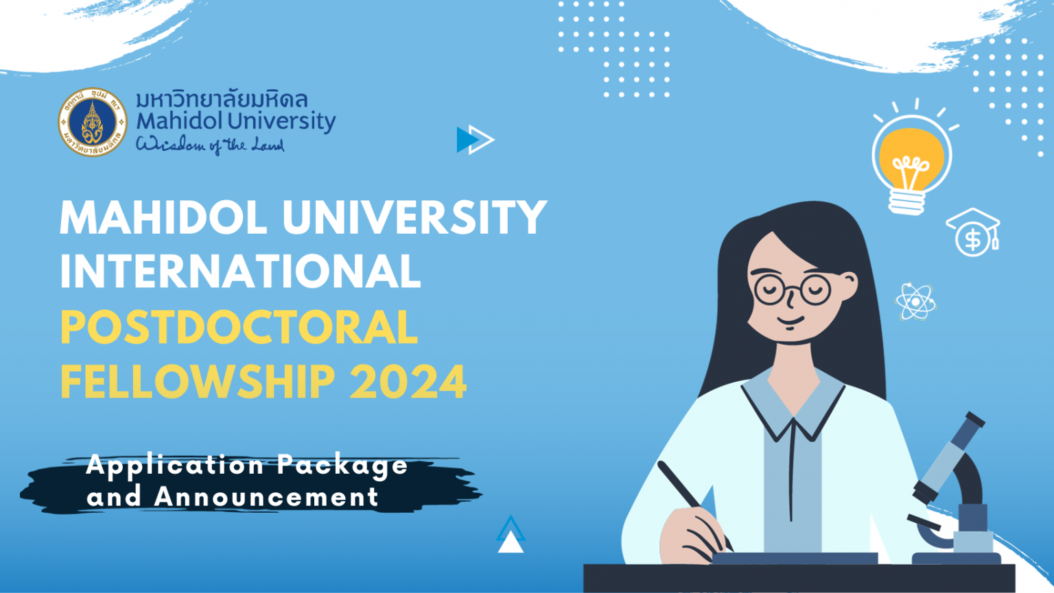 2024 Mahidol University International Postdoctoral Fellowship   POSTDOC 2024 BANNER 1536x865 