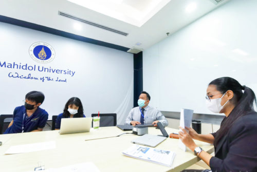 ประชุมคณะกรรมการการกำหนดร่างขอบเขตงาน (TOR) จ้างทำระบบสารสนเทศการบริหารจัดการความเสี่ยงมหาวิทยาลัยมหิดล